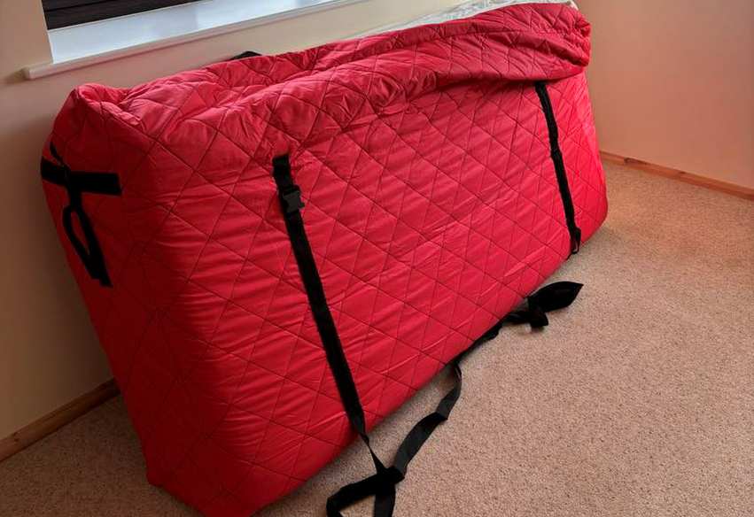 An image showing the waterproof cover for items being moved
